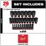 29 Piece SHOCKWAVE Impact Duty 1/2" Drive Metric Deep 6 Point Socket Set, 49-66-7015