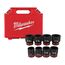 8 Piece SHOCKWAVE Impact Duty 3/4" Drive SAE Standard 6 Point Socket Set, 49-66-7017