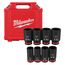 8 Piece SHOCKWAVE Impact Duty 3/4" Drive SAE Deep 6 Point Socket Set, 49-66-7018