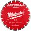 14" Asphalt & Green Concrete Segmented Diamond Blade, 49-93-7240