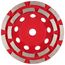 5" DIAMOND MAX Double Row Diamond Cup Wheel, 49-93-7760