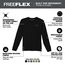 Black FREEFLEX Hybrid Work Tee - Long Sleeve (XL), 604B-XL