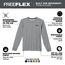 Gray FREEFLEX Hybrid Work Tee - Long Sleeve (XL), 604G-XL