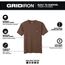 GRIDIRON Pocket T-Shirt - Short Sleeve Brown (XL) 605BR-XL