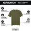 GRIDIRON Pocket T-Shirt - Short Sleeve Green (Small) 605GN-S