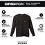 GRIDIRON Pocket T-Shirt - Long Sleeve Black (2XL) 606B-2X