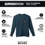 GRIDIRON Pocket T-Shirt - Long Sleeve Blue (Small) 606BL-S