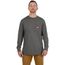GRIDIRON Pocket T-Shirt - Long Sleeve Gray (Small) 606G-S