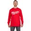 Heavy Duty Tee - Long Sleeve Logo Red (2XL) 608R-2X