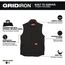 GRIDIRON Sherpa-Lined Vest - Black (Small) 801B-S