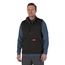 Black GRIDIRON Sherpa-Lined Vest (XL), 801B-XL