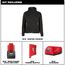 M12 Women's Heated Hoodie - Black (2XL) F200B-212X