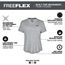 Women's FREEFLEX Hybrid Tee - Short Sleeve Gray (2XL) F452G-2X