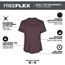 Women's FREEFLEX Hybrid Tee - Short Sleeve Purple (Small) F452P-S