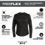 Women's FREEFLEX Hybrid Tee - Long Sleeve Black (Medium) F552B-M