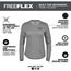 Women's FREEFLEX Hybrid Tee - Long Sleeve Gray (Medium) F552G-M