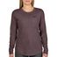 Women's FREEFLEX Hybrid Tee - Long Sleeve Purple (Small) F552P-S