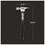 STILETTO 10oz Smooth/Curved Fiberglass Hammer, FH10C-F