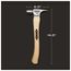 STILETTO 10oz Smooth/Curved Hickory Hammer, FH10C