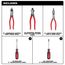 5 Piece Dipped Grip Cutting Pliers & Cushion Grip Screwdrivers Set (USA), MT500-5