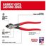 8" Angled Head Diagonal Dipped Grip Cutting Pliers (USA), MT508A