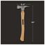 STILETTO 16oz Smooth/Curved Hickory Hammer, TI16SC