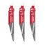 6" 6 TPI WRECKER with Carbide Teeth SAWZALL Blade for Multi-Material (3 Pack)