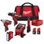 M12 Drill/Driver, Impact Driver, Flood Light, Ratchet, Inflater Kit