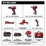 M18 Drill/Driver, Impact Driver, Multi-Tool, HACKZALL Saw, Work Light Kit