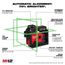 M12 Green 360 Degree 3-Plane Laser w/Automatic Alignment & Receiver