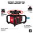 M18 Red Exterior Rotary Laser Level Kit w/ Receiver, Tripod, & Grade Rod