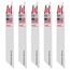 6" 14 TPI SAWZALL Blades (25 Pack)