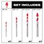 4 Piece Hard Tile and Glass Bit Set, 48-20-8788