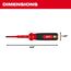 2-in-1 1000V Insulated Flip Shank Multi-Bit Screwdriver