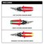 3 Piece Aviation Snip Set w/ Left, Right & Straight Aviation Snips
