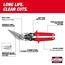 Left Offset Long Cut Aviation Snips