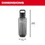 PACKOUT 48oz Bottle with Chug Lid (Black)