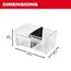 Large Bin for PACKOUT Tilt Bin Organizer
