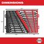 15 Piece SAE Flex Head Ratcheting Combination Wrench Set