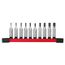 10 Piece 1/4" Drive Hex Bit Socket Set - SAE