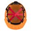 BOLT Orange Front Brim Hard Hat w/ 6 pt Ratcheting Suspension (USA) - Type 1, Class E, 48-73-1132