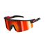 Wrap Around Safety Glasses - Red Mirrored Anti-Scratch Lenses