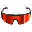 Wrap Around Safety Glasses - Red Mirrored Anti-Scratch Lenses