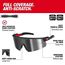 Wrap Around Safety Glasses - Mirrored Anti-Scratch Lenses