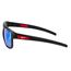 Full Frame Safety Glasses with Removable Side Shields - Blue Mirrored Anti-Scratch Lenses