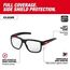 Full Frame Safety Glasses with Removable Side Shields - Clear Anti-Scratch Lenses