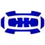 5 Piece BOLT Reflective Sticker Set - Blue