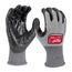 12 Pair Cut Level 4 High Dexterity Polyurethane Dipped Gloves - XL