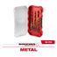 10 Piece Shockwave Impact Duty Red Helix Titanium Step Drill Bit Set, 48-89-4859