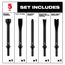 5 Piece Hammer Chisel Bit Set, 49-16-3776